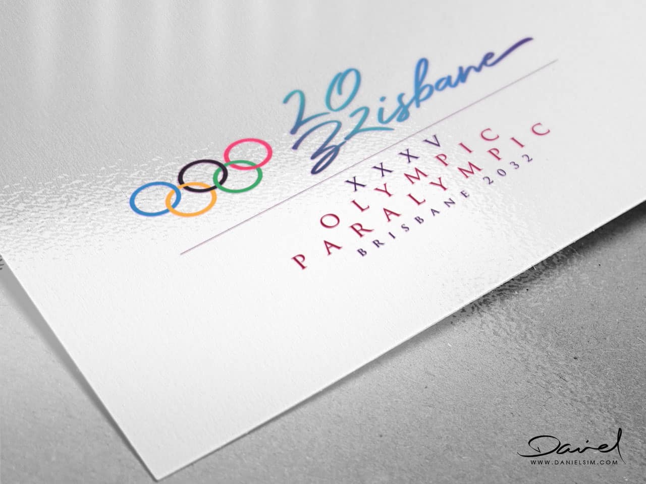 Brisbane Olympic Logo by Daniel Sim
