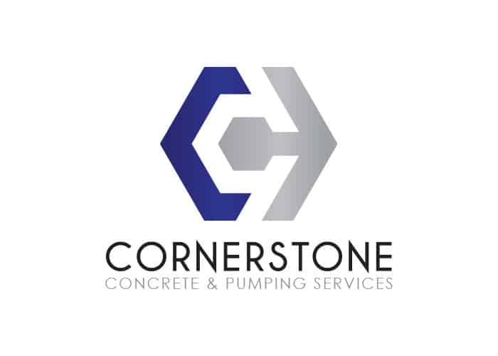 Cornerstone Concrete & Pumping Services Logo Design by Daniel Sim
