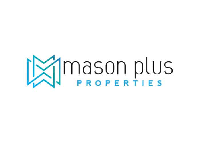 Mason Plus Properties Logo Design by Daniel Sim