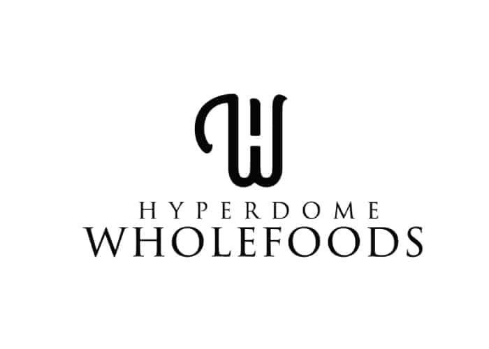 Hyperdome Wholefoods Logo design by Daniel Sim