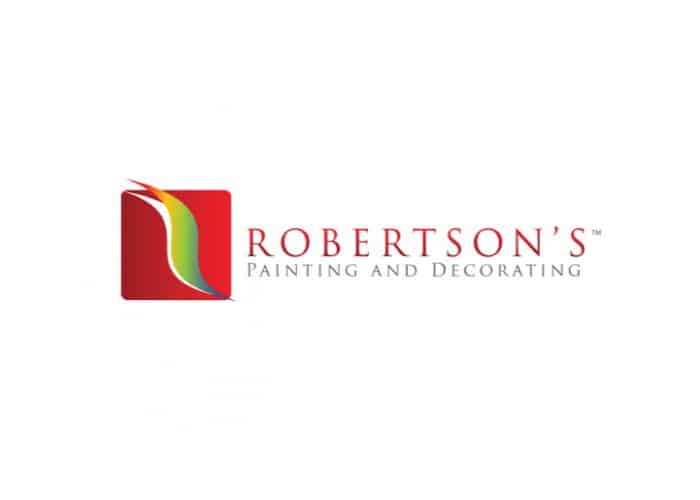 Robertson's Painting and Decorating Logo Design by Daniel Sim