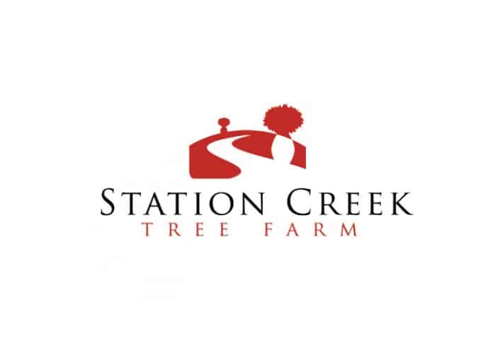 Station Creek Tree Farm Logo Design by Daniel Sim