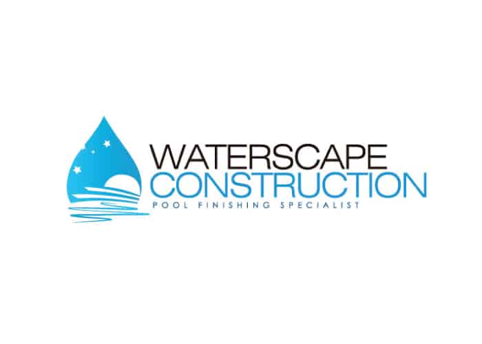 Waterscape Construction Logo Design by Daniel Sim